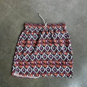Vintage The Outdoor Wear Size Large 32" Tribal Print A Line Mini Skirt